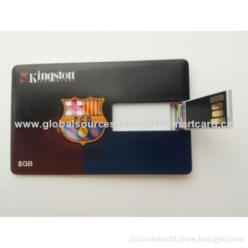 Custom full color printing USB card for promotional gift